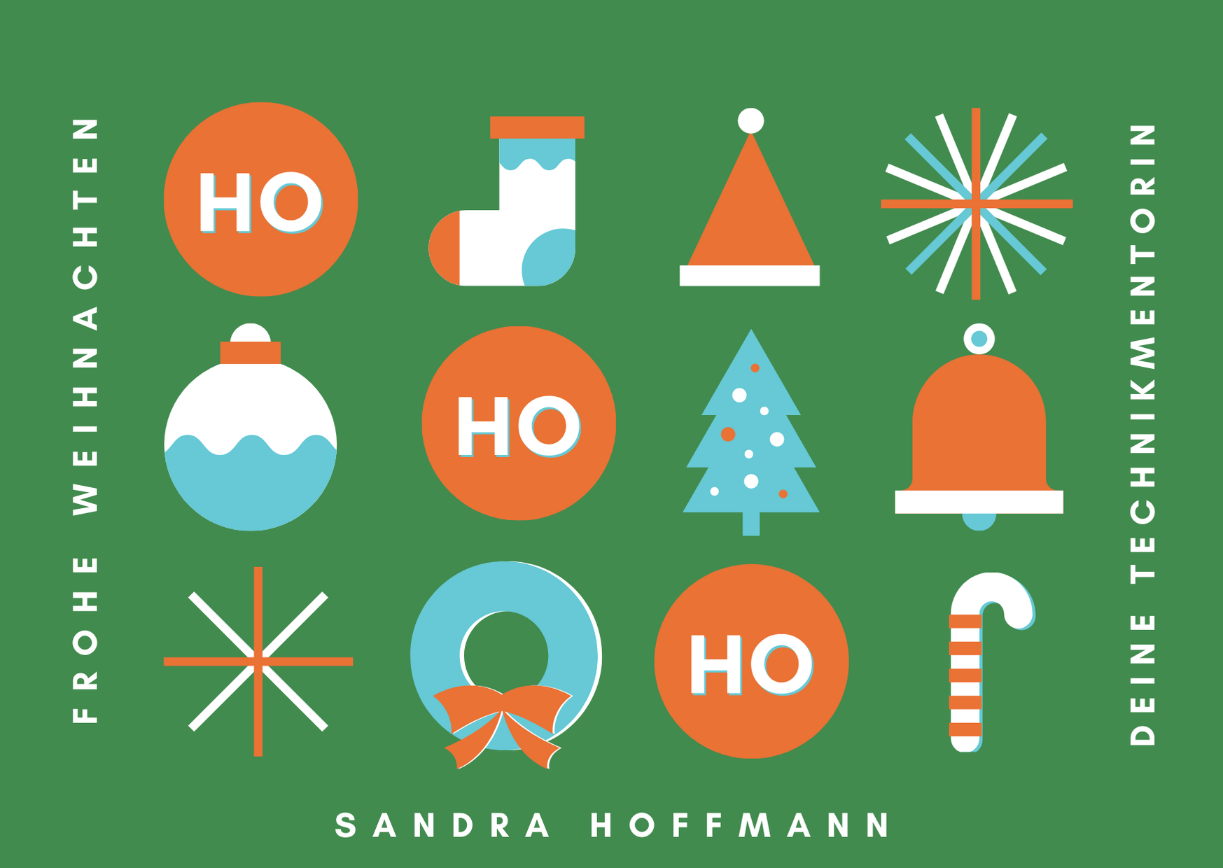 Weihnachtskarten mit Canva gestalten - Sandra Hoffmann